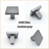 Aibeli Kitchen Cabinet Knobs 30 Pack Ancient Grey Drawer Knobs