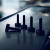 PrecisionGeek M5 x 15mm Flat Knurled Thumb Screws (Set of