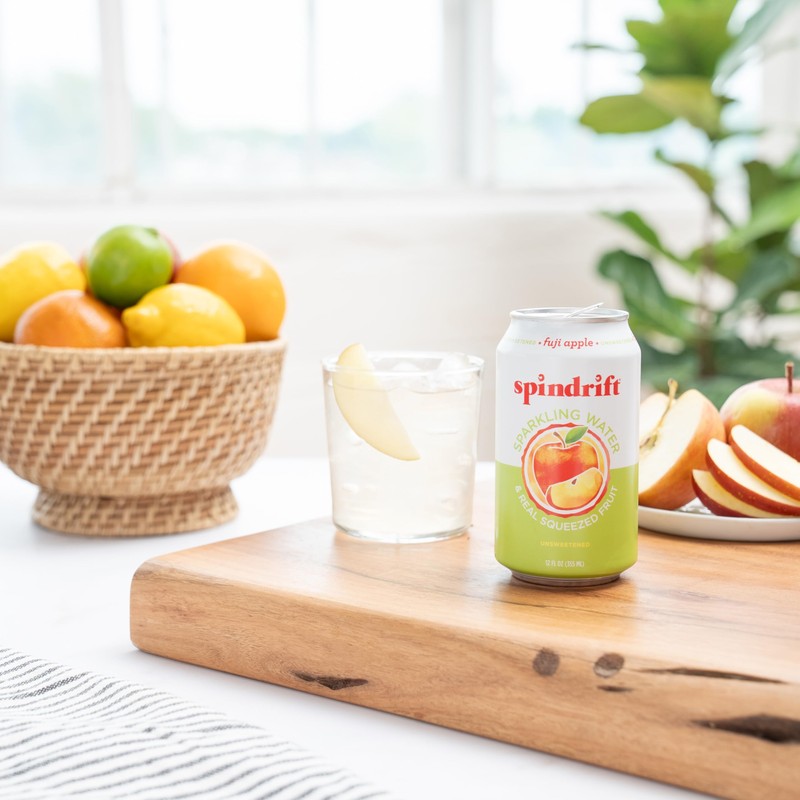 Spindrift Fuji Apple Can 12 Ounce (Pack of 24)