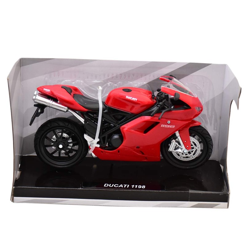 Modell-Motorrad Ducati 1198, red, model scale 1:12 (assorted colors)