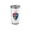 NWSL North Carolina Courage Crest Stainless Steel Insulated Tumbler