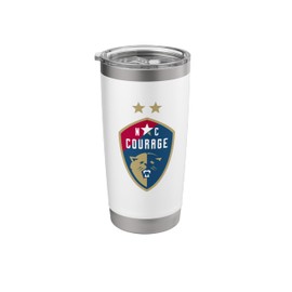 NWSL North Carolina Courage Crest Stainless Steel Insulated Tumbler