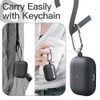 JETech Funda de Silicona para AirPods Pro 21, con Llavero,