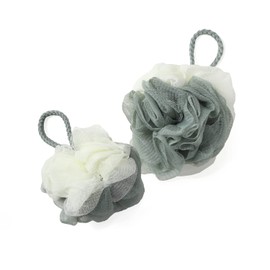Amazing Harmony Body Sponge, Large and Small, Set of 2, Soft, Skin-friendly, Dense Hawk, Whisk, Bath (Green)