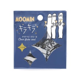 WORLD CRAFT MOKFS-007 Moomin Glitter Clear Flake Sticker
