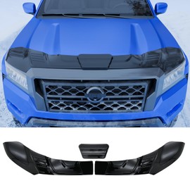 Dattumar Hood Protector Compatible with 2022-2025 Nissan Frontier Hood Shield ABS Hood Deflector Hood Guard for 2024 Frontier Accessories (Glossy Black)