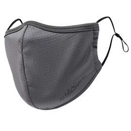 Wild Scene Sports Mask, Cooling Mask Developed by Fishing Equipment Manufacturer, Unisex, Adjustable, Adjuster Type, Reusable, Washable, Tough Design, Mesh, For Running, Exercise, Gray