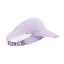 Feelorna Visor Cap Women's Elastic Foldable Sun Visor Sun Hat, Breathable and Sweat-Absorbing Tennis Cap for Golf Outdoor Unisex, purple