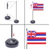 WXTWK 2 Pack USA Hawaiian Flag Hawaiian State Desk Flag