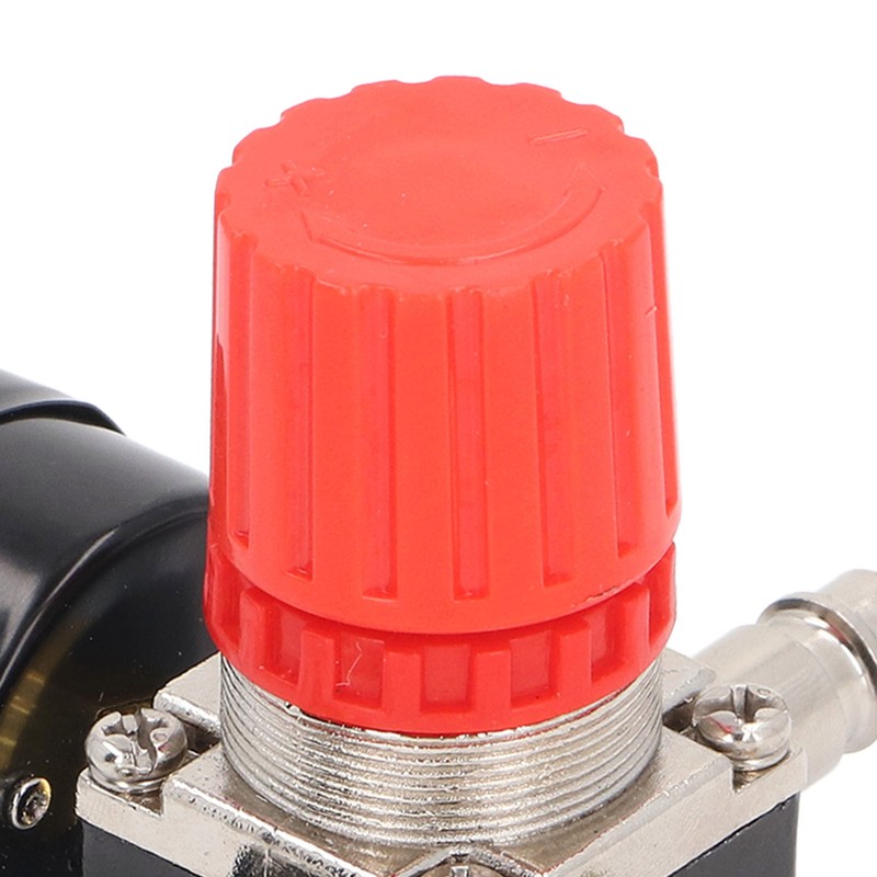 Air Compressor Regulator 4 Holes 0 to 180PSI European Air