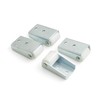 Design61 4 x Box Fixed Castors Furniture Castors with Hard