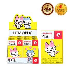 Lemona Mountain Vitamin C Bean Chestnuts, 10 sachets, 10 pieces / 레모나산 비타민C 콩밤이 10포, 10개