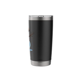 Funny Shih Tzu Dog Snowman Scarf Christmas Womens Mens Kids Stainless Steel Insulated Tumbler