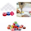 Quesuc Pack of 25 Sewing Machine Bobbins with Transparent Bobbins