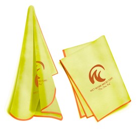 Wet Work Microfiber Towel 40” by 20” for Camping, Yoga, Gym, Travel - Highly Absorbent Cleaning Cloth, Quick Drying Lightweight Material - Lint Free, Scratch Free Towels Washable and Reusable