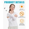 IOFLIGGA 4 Pairs Arm Sleeves for Kids,UV Sun Protection Cooling