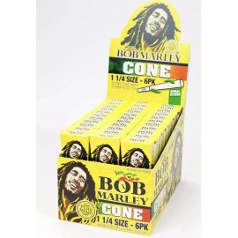 Bob Marley  Cone 1 1/4 Size  6 Ct Pack x 33 Packs