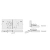 GTV 35mm Modern Contemporary White or Gray Metal Cabinet Cupboard