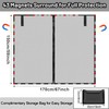 TZEKING Tailgate Mosquito Net, Wing Door Boot Cover, Sun Protection,