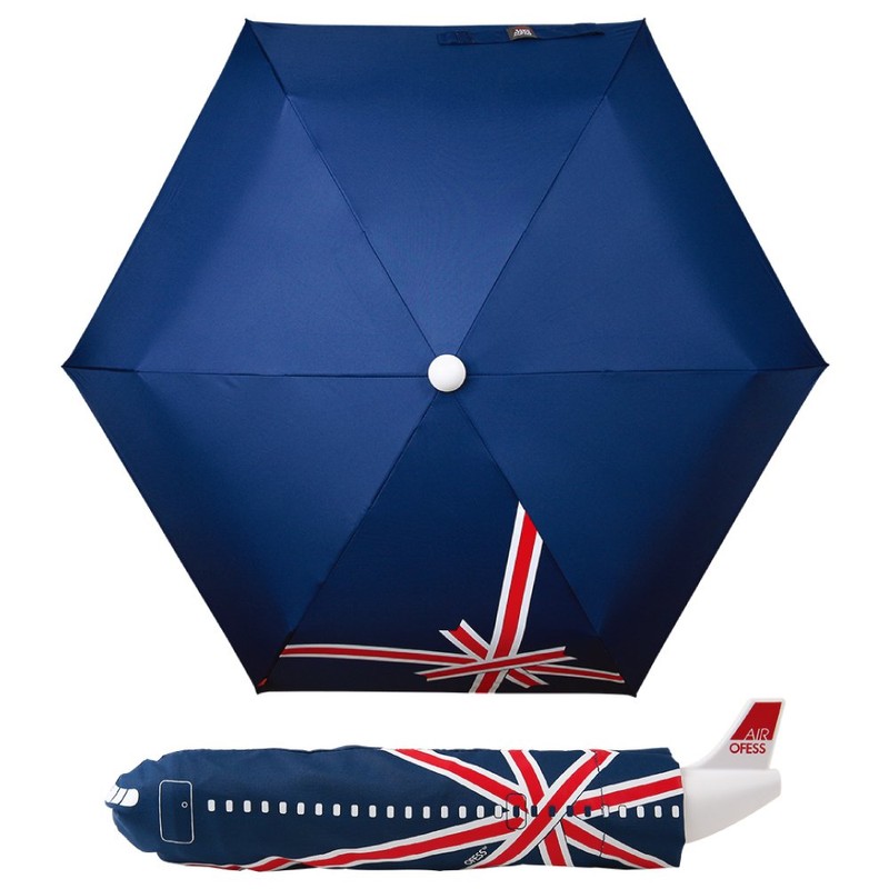 ofesu ea-ofesu All 7 Colors Folding Umbrella Manual Open 6 Ribs 55 cm