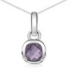 MATERIA by Matthias Wagner Square Gemstone Pendant 925 Silver with