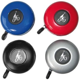 Reich Sport Ding-Dong Bell Aluminium Assorted Colours (Pack of 5) Black One Size