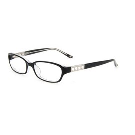 Bebe Flirty BB 5049 001 Jet Crystal Optical Frame, Black