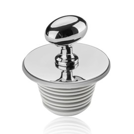 Generic Bathtub Drain Stopper, Bath Tub Plug,Bathtub Drain Plug, Rubber Bathtub Stoppers, Used for Replacing Bathroom Tub Stopper, (Chrome)