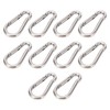 10Pcs Carabiner Clip Spring Snap Hook Heavy Duty Quick Link