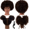African Mannequin Head with 100% Human Hair Mannequin Head Curly