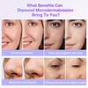 Uniestion Diamond Dermabration Heads 6 PCS Replacement Tips Professional Accessories