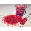 Dazzling Iridescent Pink 0.062 Hex Fine Glitter Jars