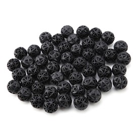 Zerodis 50Pcs Aquarium Filter, Bio Balls Filter Media Bio Porous Filter Biochemical Ball with Cotton Aquarium Pond Filter Material(16mm)