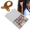 278Pcs Braid Accessories Dirty Braid Hair Ring Wig Beaded Resin