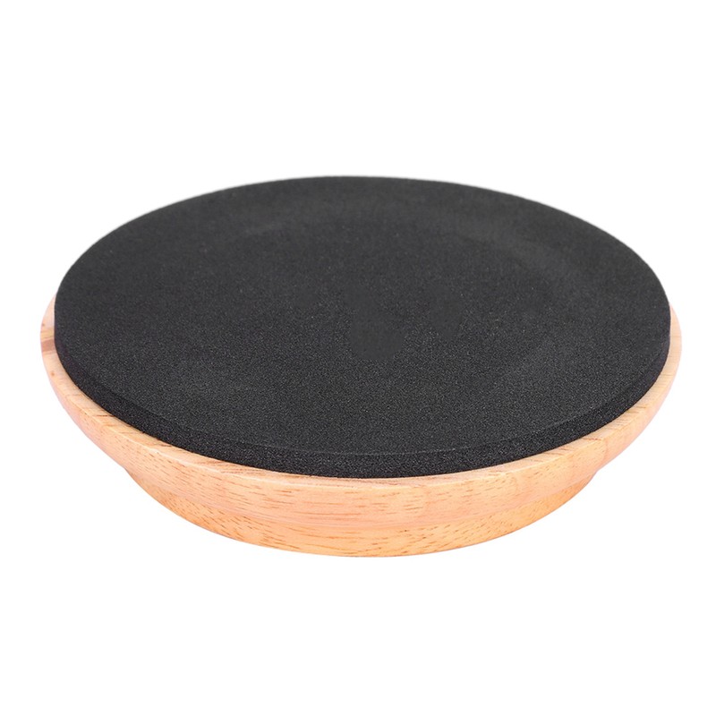 4Pcs Beech Wood Round Piano Foot Pads Set Upright Piano