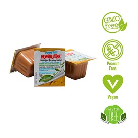 WOWBUTTER - Creamy Peanut & Tree Nut Free Spread - 175 Cups - 0.56oz each - Made With Whole Toasted Soy - All Natural Ingredients - Safe for School - Vegan Plant Protein Food - Gluten Free & Non-GMO