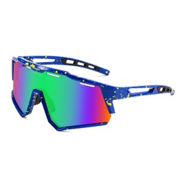 FEISEDY Polarized Sports Sunglasses for Men Women, Teens Baseball Tennis Sunglasses, TR90 Cycling Glasses B4151