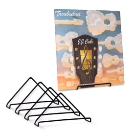 Vinyl Record Wall Mount | Pack of 4 | Vinyl Storage | Colour Matt Black Metal | Vinyl Wall Mount | Record Accessories and Vinyl Shelf | Vinyl Record Decoration for the Wall