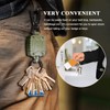 Heavy Duty Carabiner Retractable Keychain, Retractable ID Badge Reel with