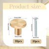 GegXcn 10 PCS Gold Drawer Knobs, Gold Cabinet Knobs, Drawer