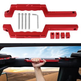 Grab Handles for Ford Bronco 2021 2022 2023 2024 Accessories 2/4 Door, 2 Pack Roll Bar Red Grab Handles for Ford Bronco Back Seat