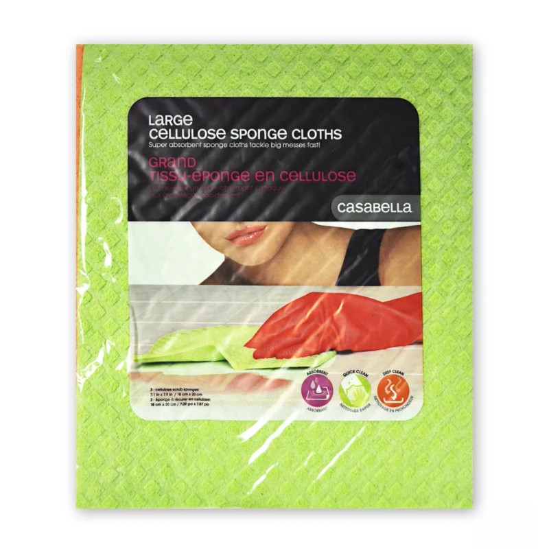 Casabella Large Cellulose Sponge Cloths