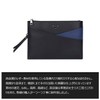 Cenvins Men's Clutch Bag, Large, Lightweight, Thin PU Leather, B5,