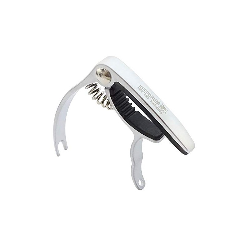 keepdrum Capo Capo for Acoustic Guitar and Electric Guitar Silver