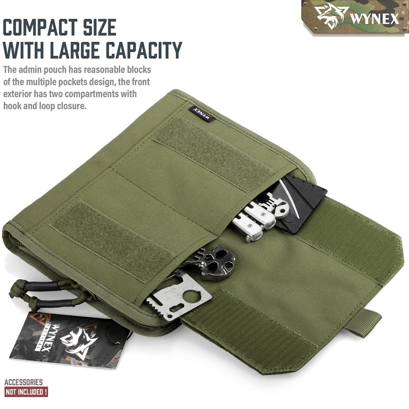 WYNEX Tactical Folding Bag for Administrator Molle Tool Bag with