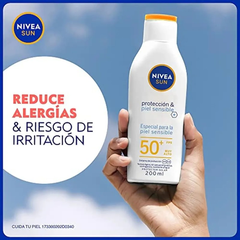 Nivea|sun Protector Solar Corporal Para Piel Sensible Protec