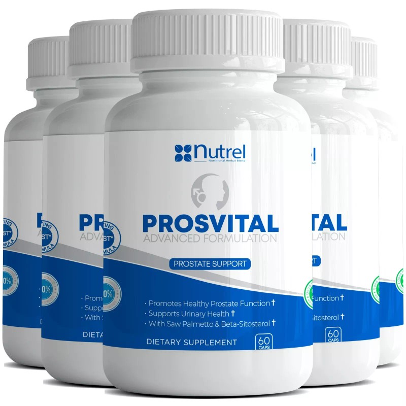 NaturalVita 2 PROSVITAL Support Formula Supplement Beta Sitosterol Saw Palmetto
