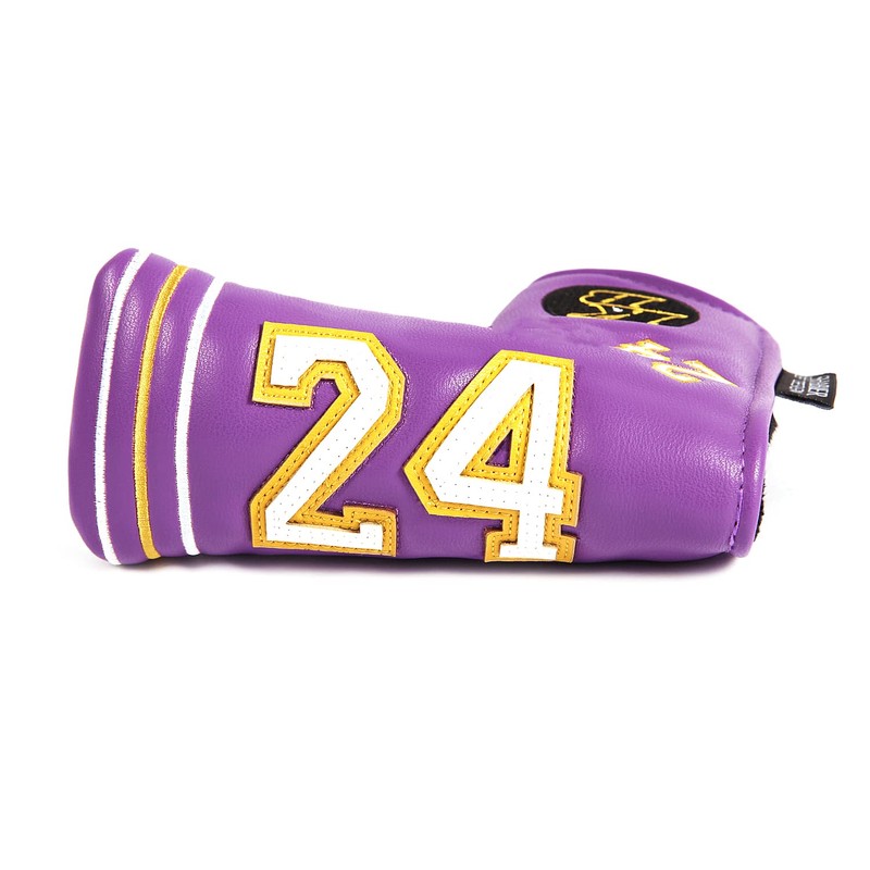 SHABIER Number 24 KB Purple Golf Putter Cover Headcover for