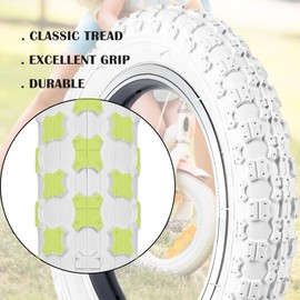 APEXRUN Kids Bike Tires 2-Pack Bicycle Tires and Pair Inner Tubes with Tire Levers Replacement Set 12.5x2.125 Inch Teenager Bike Tire for BMX MTB Children Racing