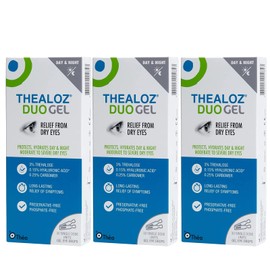 Thealoz Duo Gel - Sodium Hyaluronate and Trehalose Combination Formula For Tired & Dry Eyes | Hypotonic Solution for Enhanced Relief & Protection | Preservative-free | Pack of 3 x 30 Single Dose Vials